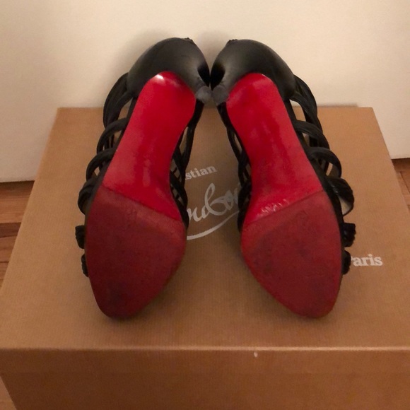 Louboutin cage stilettos black - Picture 5 of 6